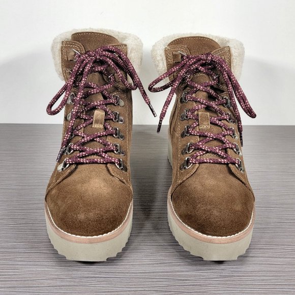 Sam Edelman Franc Hiking Boot Brown Womens Various Sizes - Picture 2 of 11